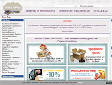 Tablet Screenshot of anticasoffitta.com